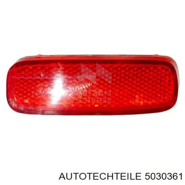 Reflector del parachoques trasero derecho 6340E6 Peugeot/Citroen