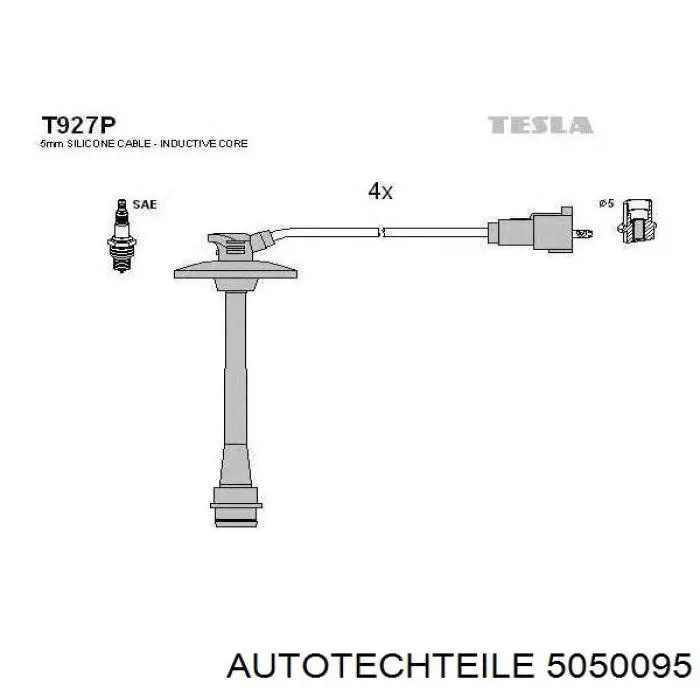 505 0095 Autotechteile mecanismo de elevalunas, puerta delantera izquierda