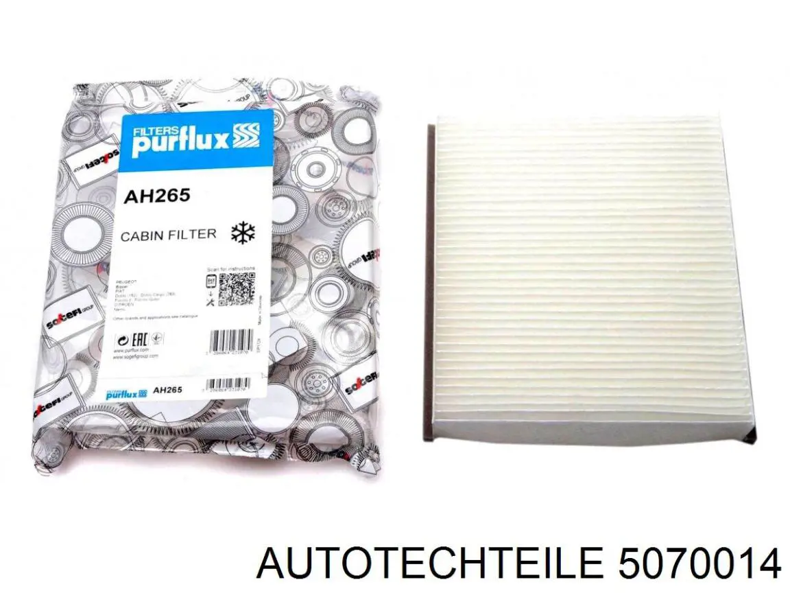 507 0014 Autotechteile filtro de habitáculo