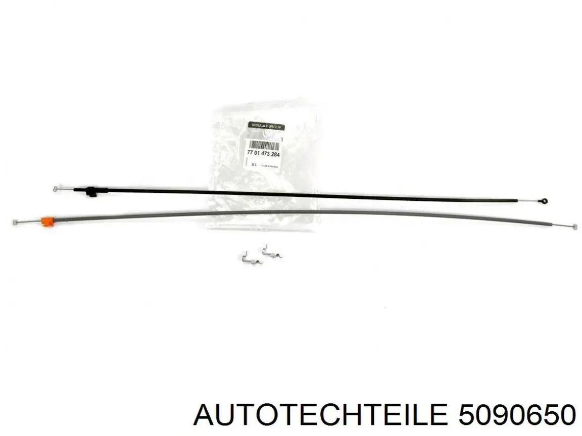 Cable de control de calefacción 4408842 Renault (RVI)