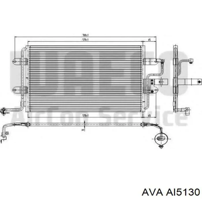 Condensador aire acondicionado AI5130 AVA