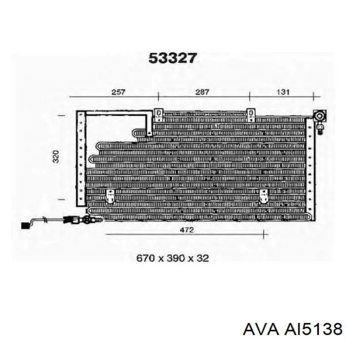 AI5138 AVA condensador aire acondicionado