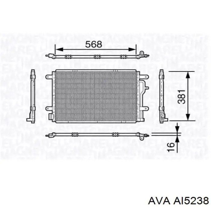 Comprar AI5238 AVA Condensador de aire acondicionado