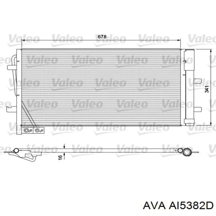 AI5382D AVA condensador aire acondicionado