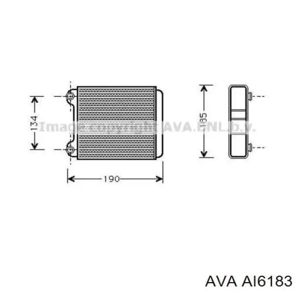 AI6183 AVA radiador de calefacción