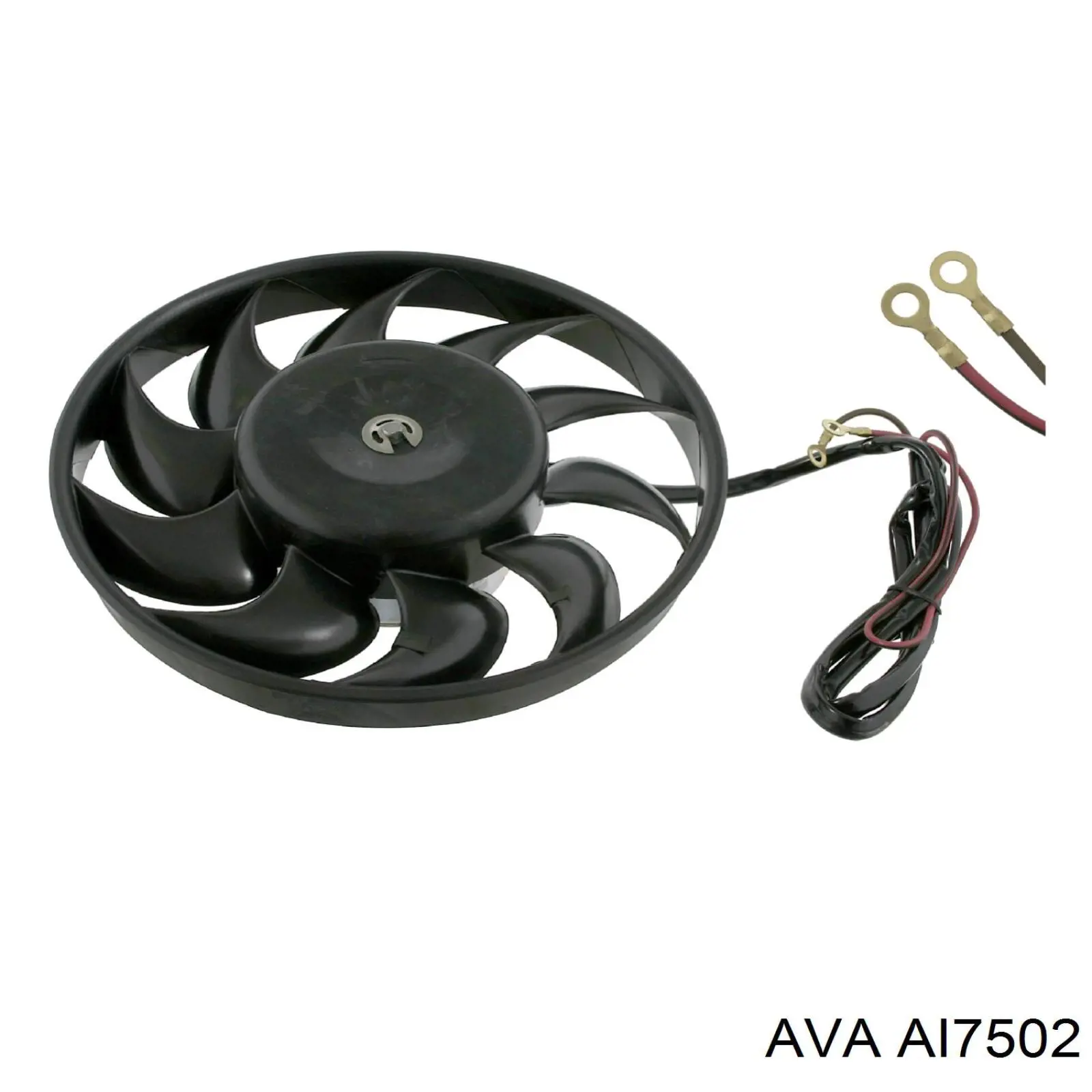 AI7502 AVA ventilador (rodete +motor refrigeración del motor con electromotor derecho)