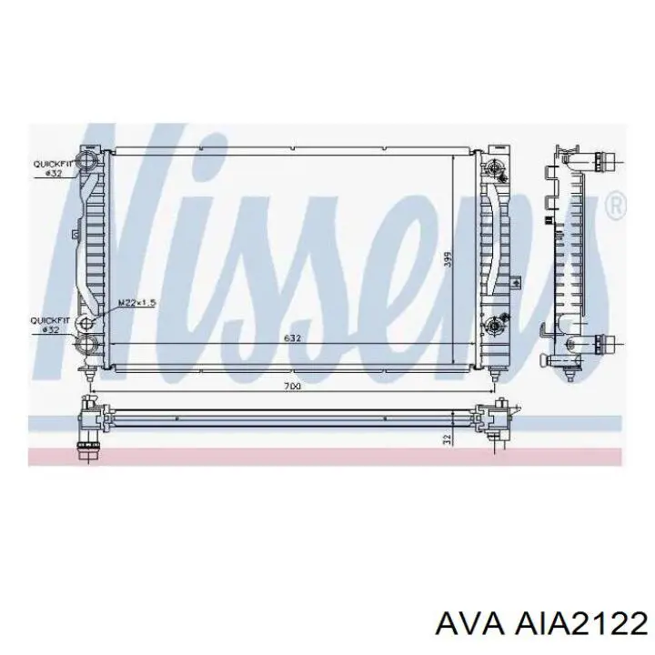 AIA2122 AVA radiador