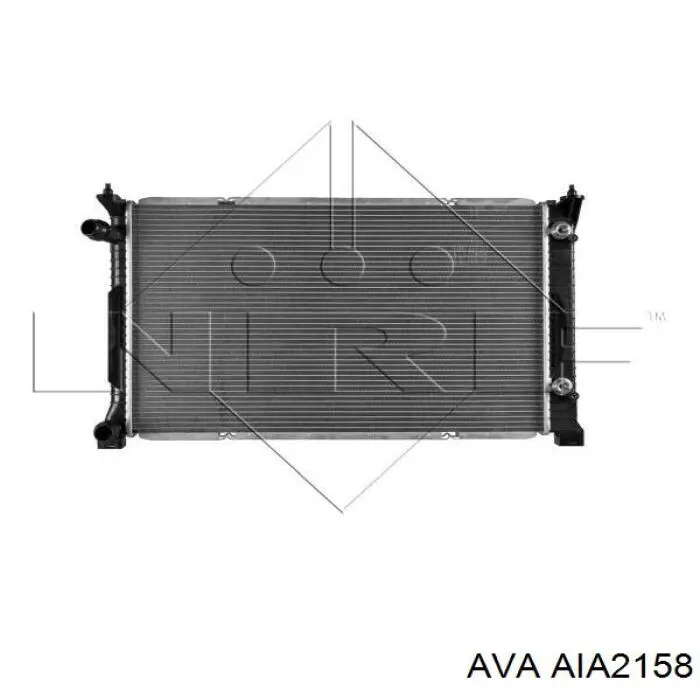 AIA2158 AVA radiador refrigeración del motor