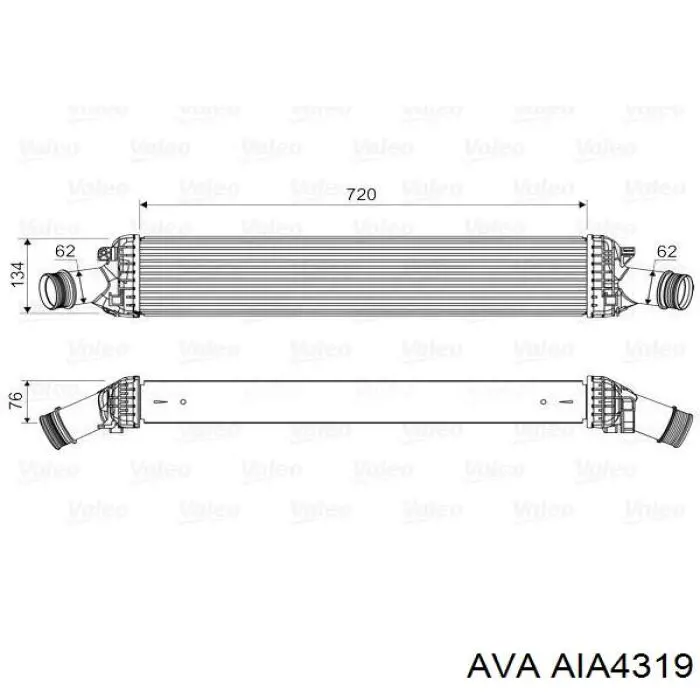 AIA4319 AVA intercooler