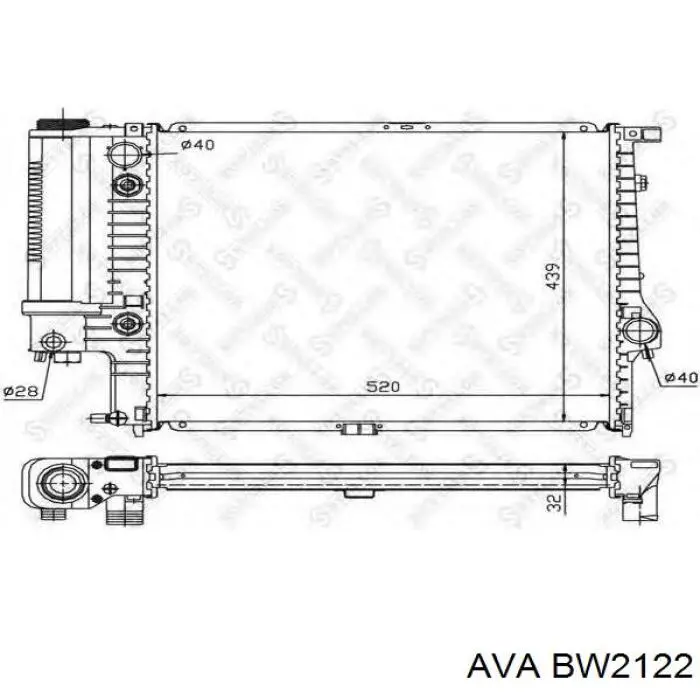 BW2122 AVA radiador
