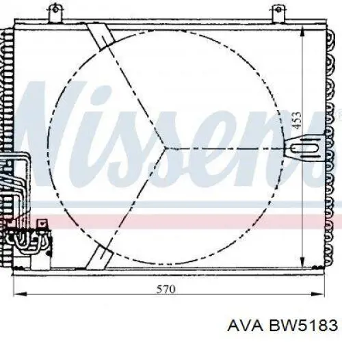 BW5183 AVA condensador aire acondicionado