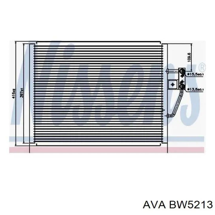 BW5213 AVA condensador aire acondicionado