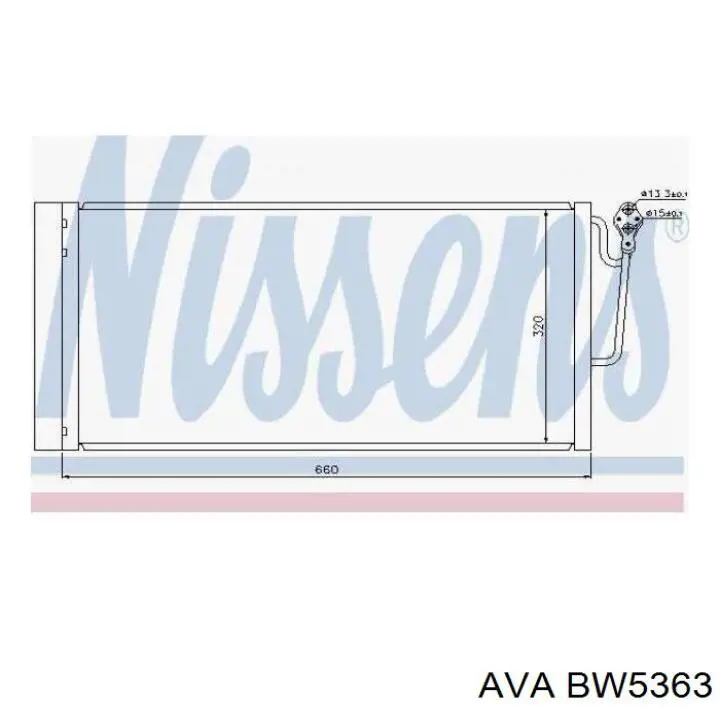 BW5363 AVA condensador aire acondicionado