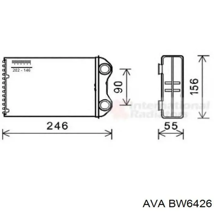 Comprar 64111497527 BMW Radiador calefacción