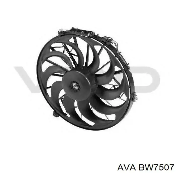 BW7507 AVA rodete ventilador, aire acondicionado