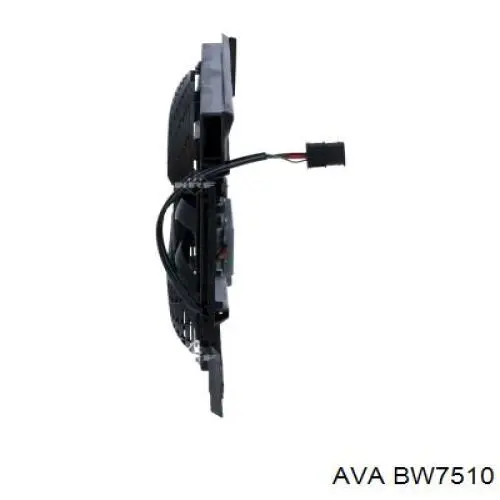 BW7510 AVA difusor de radiador, aire acondicionado, completo con motor y rodete