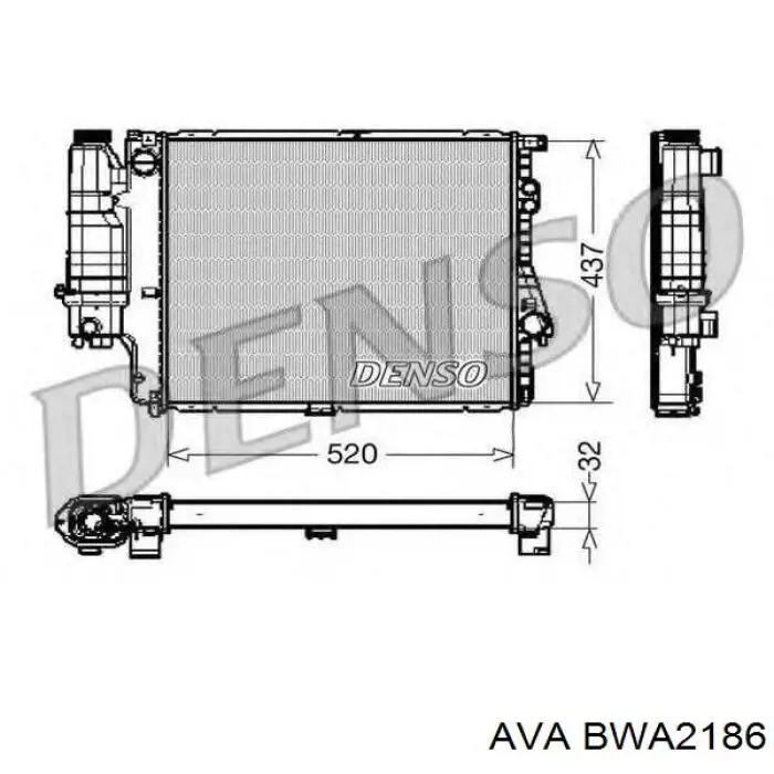 BWA2186 AVA Refrigeración del motor