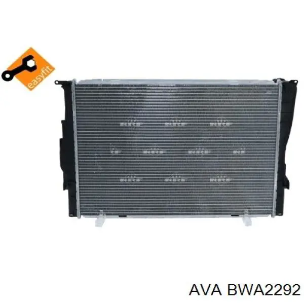 BWA2292 AVA radiador refrigeración del motor