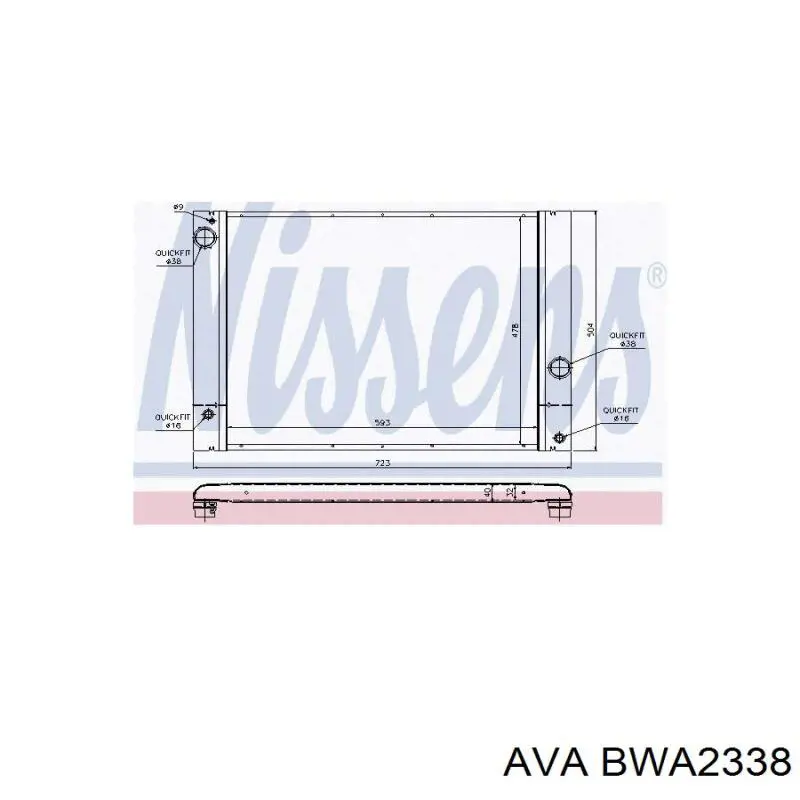 BWA2338 AVA radiador