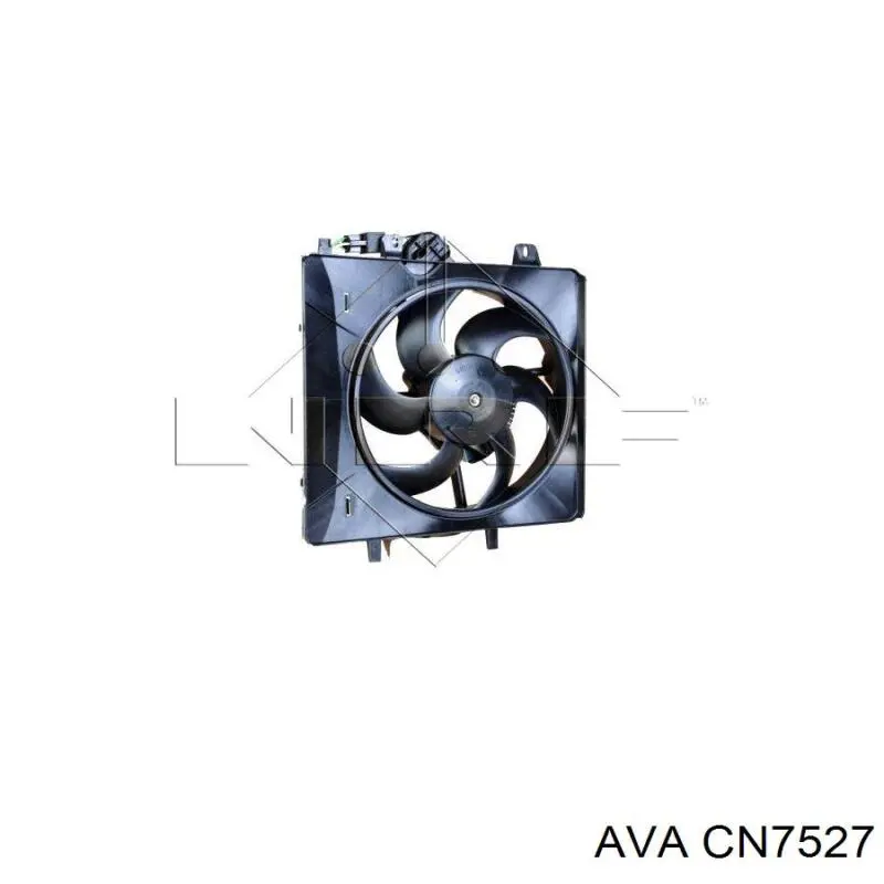 CN7527 AVA difusor de radiador, ventilador de refrigeración, condensador del aire acondicionado, completo con motor y rodete