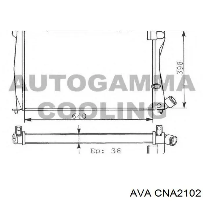 CNA2102 AVA radiador