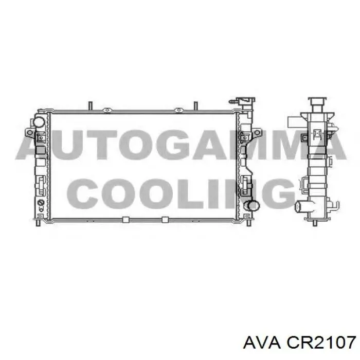 CR2107 AVA radiador