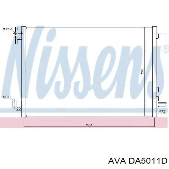 DA5011D AVA condensador aire acondicionado