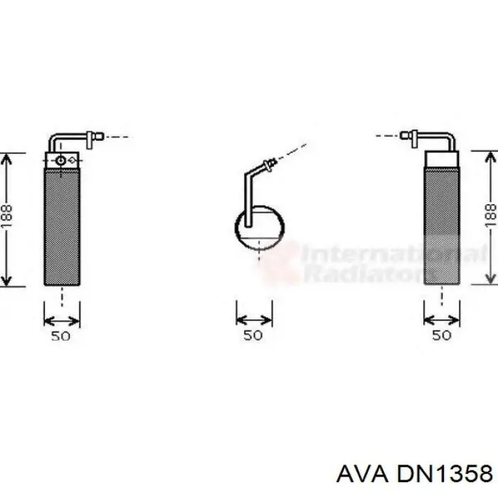 DN1358 AVA válvula de expansión, aire acondicionado