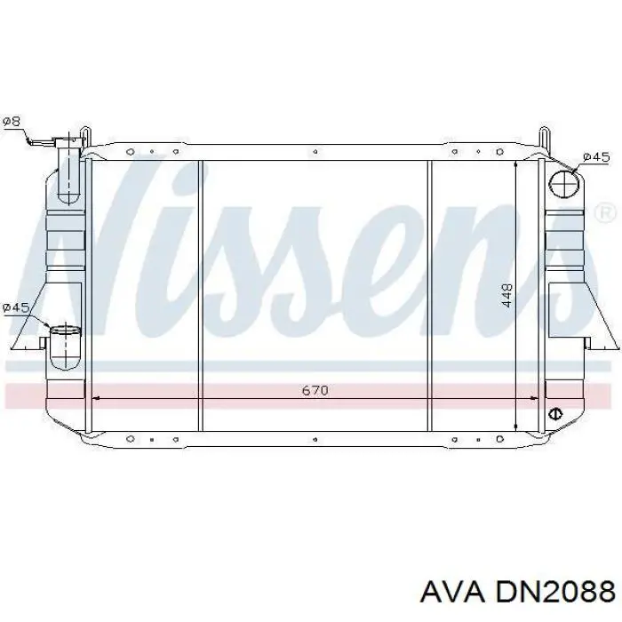 Água radiador Nissan Patrol SUV (K260) (1986 - 1994) precio, desde 188,19 EUR
