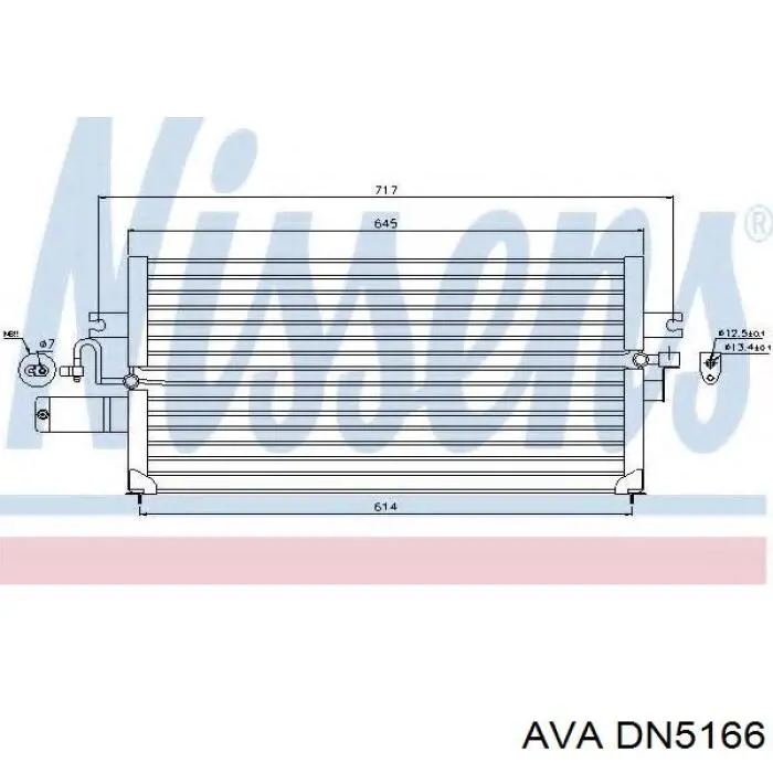 DN5166 AVA condensador aire acondicionado