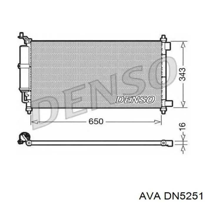 DN5251 AVA condensador aire acondicionado