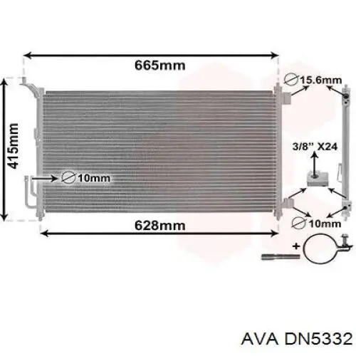 DN5332 AVA condensador aire acondicionado