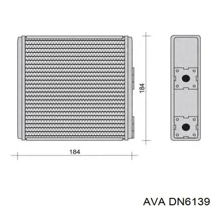 DN6139 AVA radiador de calefacción