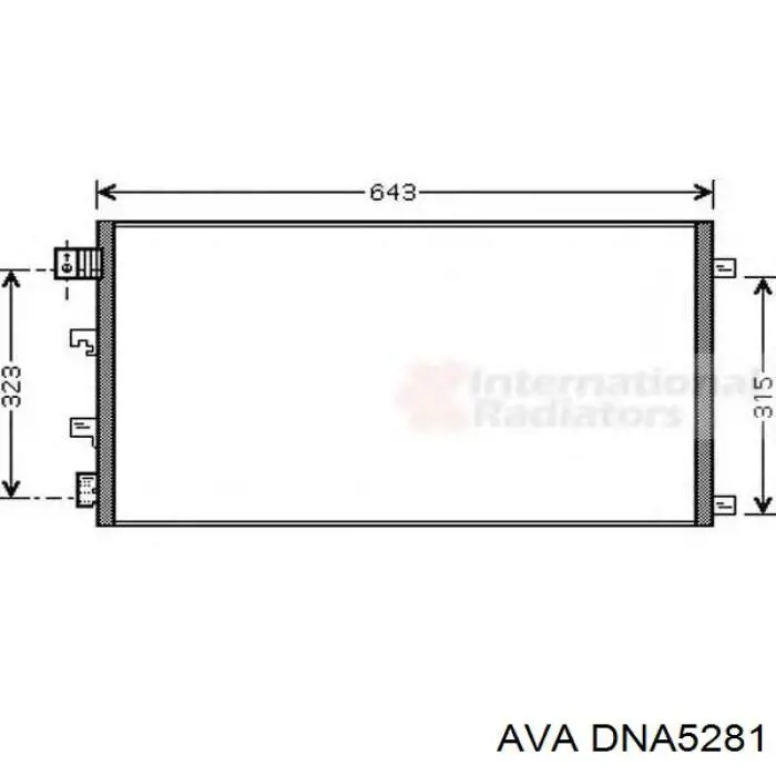 DNA5281 AVA condensador aire acondicionado