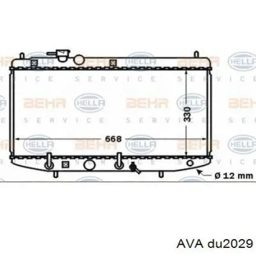 1640087142 Daihatsu radiador refrigeración del motor