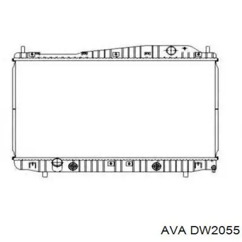 DW2055 AVA radiador