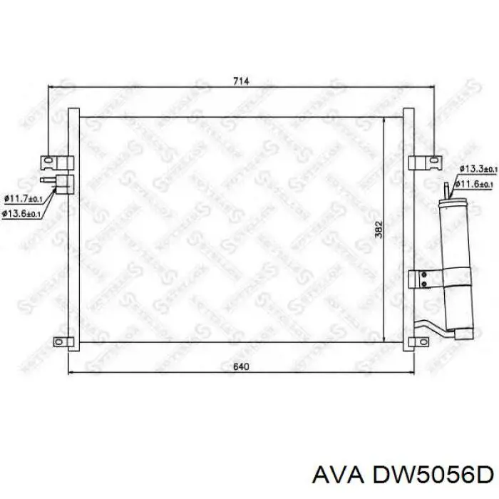 DW5056D AVA condensador aire acondicionado