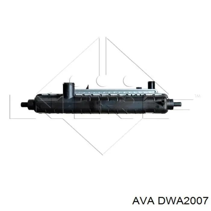 DWA2007 AVA radiador refrigeración del motor