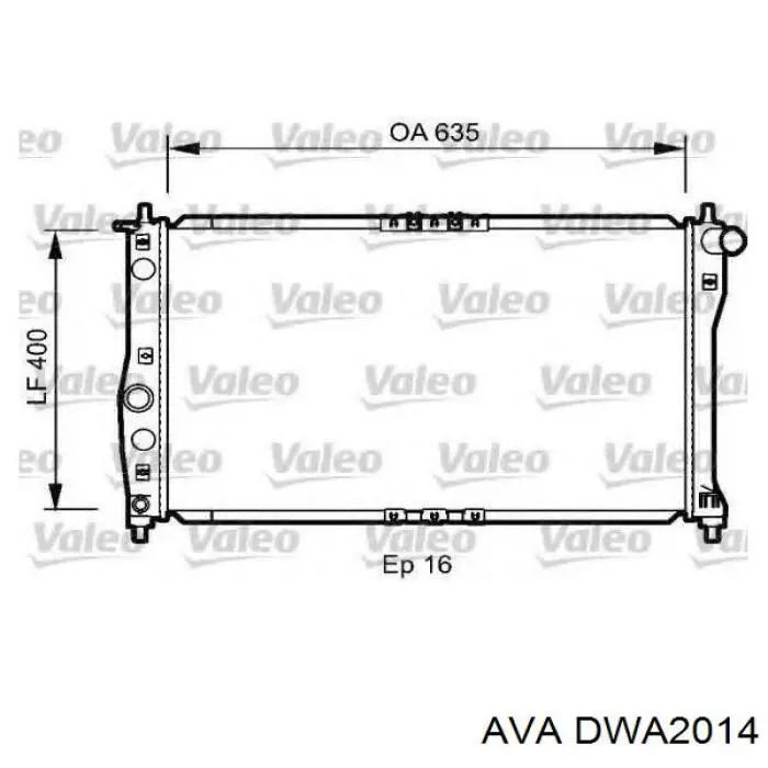 DWA2014 AVA radiador