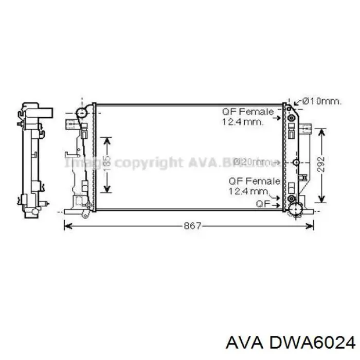 Radiador de calefacción AVA DWA6024 precio, desde 29,91 EUR