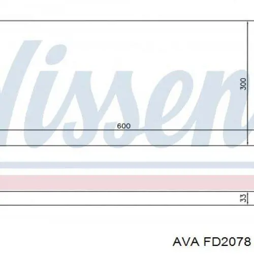 Água radiador AVA FD2078 precio, desde 67,00 EUR