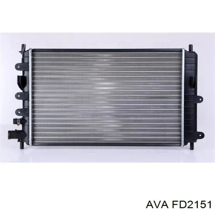 FD2151 AVA radiador refrigeración del motor