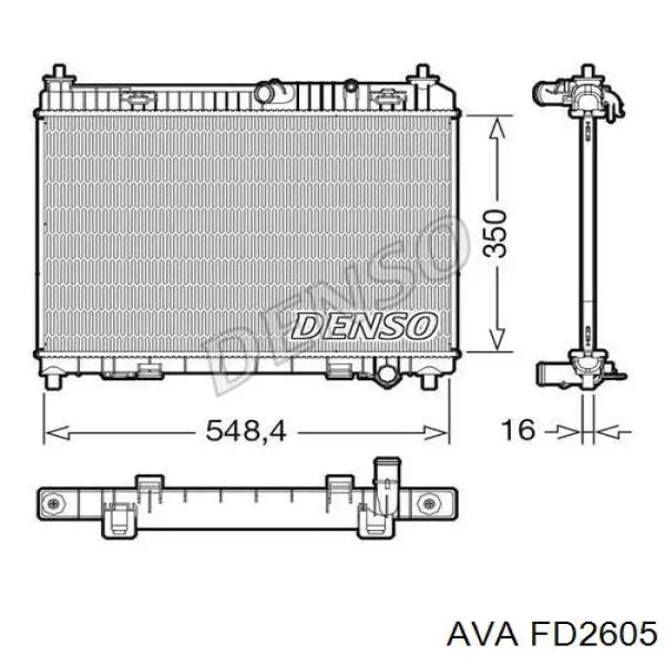 FD2605 AVA radiador