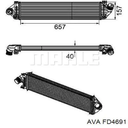 Intercooler 32C2J82 Polcar