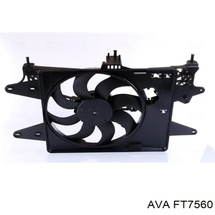 Ventilador de radiador 51768022 Fiat/Alfa/Lancia