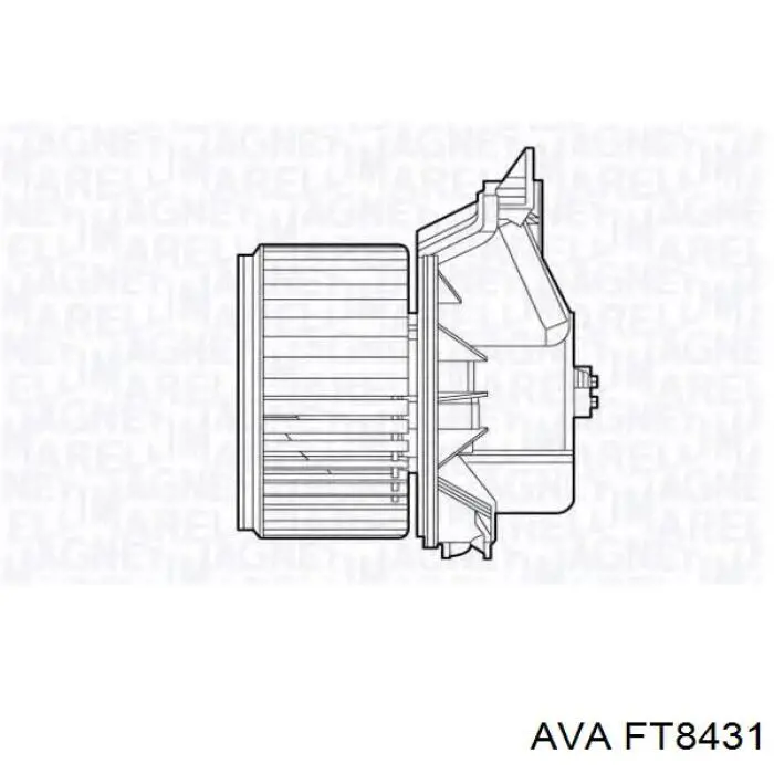 Motor eléctrico, ventilador habitáculo Opel Corsa X12