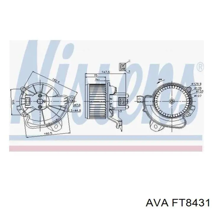 Motor eléctrico, ventilador habitáculo Opel Corsa X12