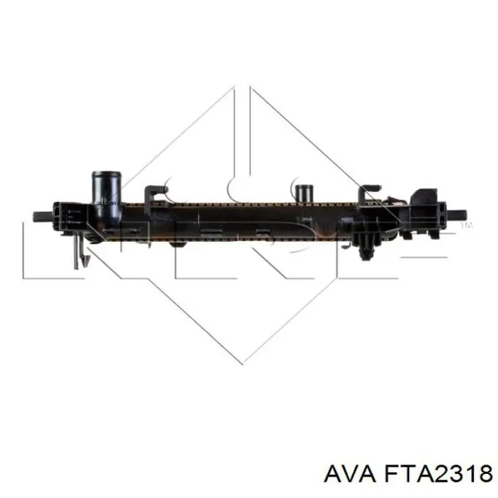 FTA2318 AVA radiador refrigeración del motor