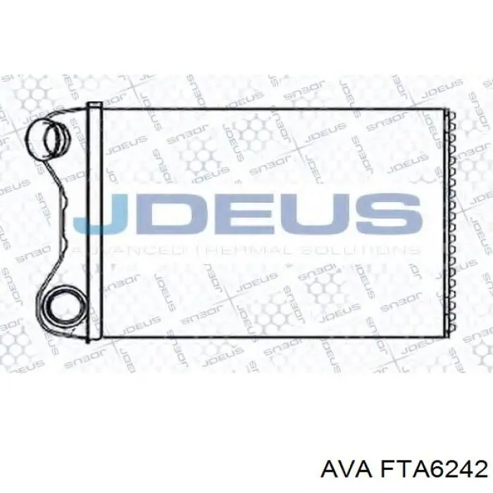 Radiador de calefacción Fiat Punto 2 188
