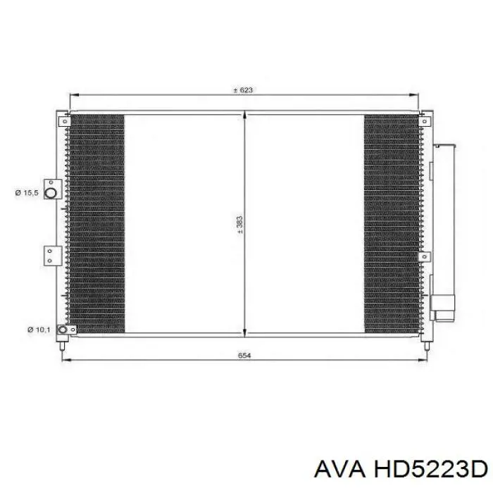 HD5223D AVA condensador aire acondicionado